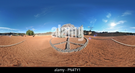 Vue panoramique à 360° de Dique 'Los Reyunos'