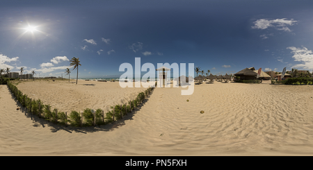 Vue panoramique à 360° de Praia do Futuro