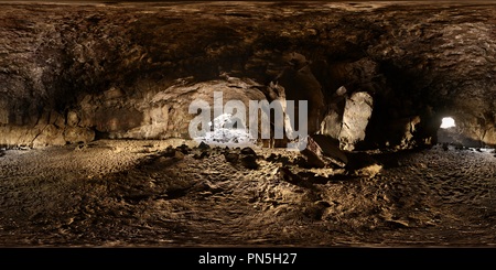 Vue panoramique à 360° de Pluto's Cave puits [2]