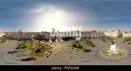 Vue panoramique à 360° de Plaza San Martin - Lima