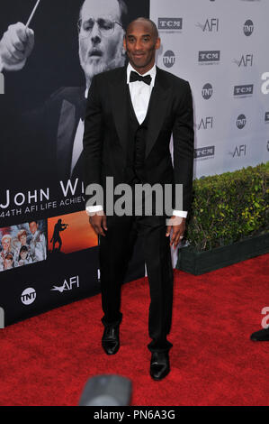 Kobe Bryant à l'American Film Institute's 44e Gala Prix Hommage à John Williams a tenu à l'Kodak Theater à Hollywood, CA le Jeudi, Juin 9, 2016. Photo par PictureLux RPAC RPAC / Référence de dossier 32921 070RPAC01 pour un usage éditorial uniquement - Tous droits réservés Banque D'Images