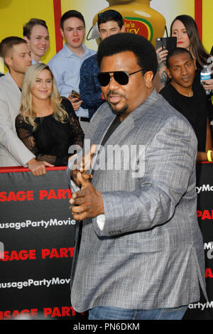 Craig Robinson lors de la première mondiale de l'Annapurna et Columbia Pictures, photos' 'Sausage Party' qui a eu lieu au Regency Village Theatre à Westwood, Californie le 9 août 2016. Photo par Joe Martinez / PictureLux Banque D'Images