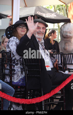 Martin Landau à Tim Burton's main et cérémonie à l'Empreinte Théâtre chinois de Grauman à Hollywood, CA le 8 septembre 2016. Photo par Izumi Hasegawa / HNW/ PictureLux Banque D'Images