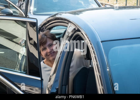 Lyon, France. 20 septembre 2018. Frédérique VIDAL, Ministre de l'enseignement supérieur, la recherche et l'innovation, et Roxana Maracineanu, Ministre des Sports, s'est rendu à l'Université de Lyon, le jeudi 20 septembre, à l'occasion de la Journée internationale du sport universitaire. Credit : FRANCK CHAPOLARD/Alamy Live News Banque D'Images