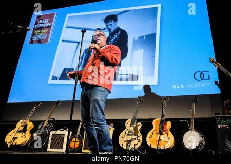 Londres, Royaume-Uni. 20 Sep 2018. Mark Kermode lors du lancement de comment se sent-il le jeudi 20 septembre 2018 tenue à BFI Southbank, Londres. Photo : Mark Kermode lance son nouveau livre comment se sent-il sur sa vie à l'industrie de la musique. La soirée s'est terminée avec une courte série avec son dernier groupe, les frères Dodge. Photo par Julie Edwards. Credit : Julie Edwards/Alamy Live News Banque D'Images