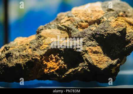 Ferberite spécimen de rock industries des mines et des carrières. Ferberite endmember est le fer de la wolframite Fer Manganèse - série solution solide Banque D'Images