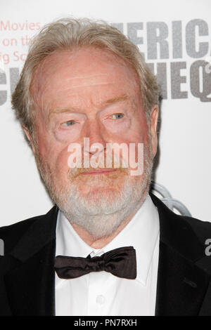 Honoree Ridley Scott à la 30e Annual American Cinematheque Award et un collecteur de fonds qui a eu lieu au Beverly Hilton Hotel à Los Angeles, CA, 14 octobre 2016. Photo par Joe Martinez / PictureLux Banque D'Images