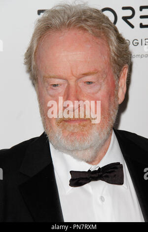 Honoree Ridley Scott à la 30e Annual American Cinematheque Award et un collecteur de fonds qui a eu lieu au Beverly Hilton Hotel à Los Angeles, CA, 14 octobre 2016. Photo par Joe Martinez / PictureLux Banque D'Images