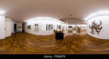 Vue panoramique à 360° de Etemad Gallery Nov 2015 Mohsen Vaziri Moghaddam 1959 Rétrospective 2015 À 01