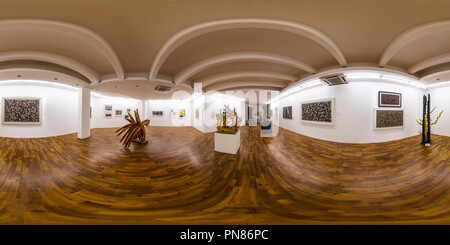 Vue panoramique à 360° de Etemad Gallery Nov 2015 Mohsen Vaziri Moghaddam 1959 Rétrospective 2015 À 02