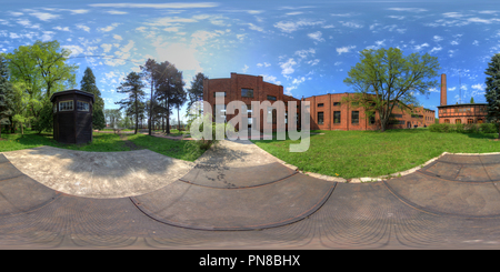 Vue panoramique à 360° de Station de pompage de l'eau historique Zawada (020)