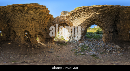 Vue panoramique à 360° de Forteresse Softa Bozyazi Mersin 135 Vr