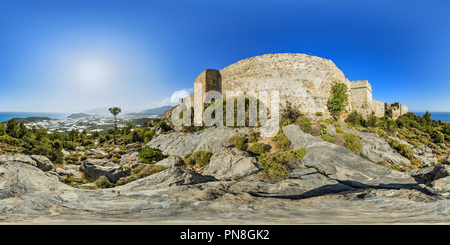 Vue panoramique à 360° de Forteresse Softa Bozyazi Mersin 513 Vr