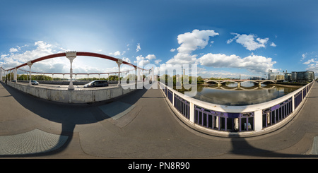 Vue panoramique à 360° de Chelsea Bridge, Londres