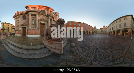 Vue panoramique à 360° de Reggio Emilia - Piazza San Prospero