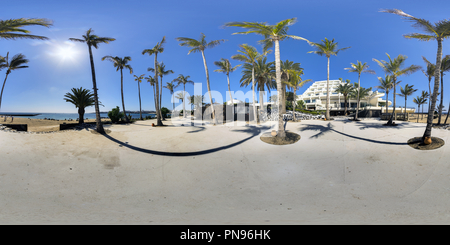 Vue panoramique à 360° de Canaries Lanzarote Costa Teguise Beach Playa de Las Cucharas 6