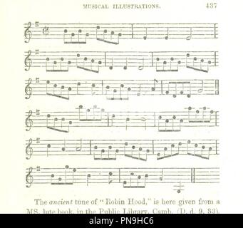 Libre à partir de la page 481 d'un "geste Lytell de Robin Hode, avec d'autres anciens et modernes des ballades et chansons relatives à ce célèbre yeoman. Pour ce qui est précédé de son histoire et de caractère, fondé sur d'autres documents que ceux0045. Banque D'Images