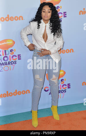 Chyna Blac au Nickelodeon's Kids' Choice Awards 2017 tenue à l'Galen Center de Los Angeles, CA le Samedi, Mars 11, 2017. Photo de RPAC / PictureLux 33251 Numéro de référence de dossier 051RPAC01 pour un usage éditorial uniquement - Tous droits réservés Banque D'Images