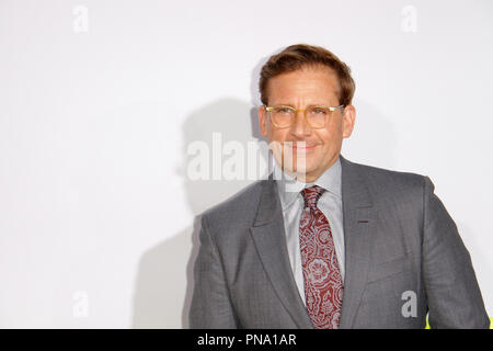 Steve Carell lors de la première de Fox Searchlight Pictures' 'bataille des sexes' qui s'est tenue au Regency Village Theatre de Westwood, CA, le 16 septembre 2017. Photo par Joseph Martinez / PictureLux Banque D'Images