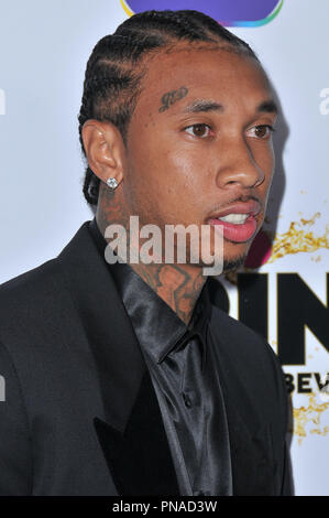 Tyga à l'iGO.vivre l'événement de lancement qui a eu lieu au Beverly Wilshire Four Seasons Hotel de Beverly Hills, CA le mercredi, Juillet 26, 2017. Photo de RPAC / PictureLux 33376 Numéro de référence de dossier 015RPAC01 pour un usage éditorial uniquement - Tous droits réservés Banque D'Images