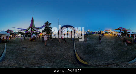 Vue panoramique à 360° de Balaton Sound Festival 2016 Nappall v 19