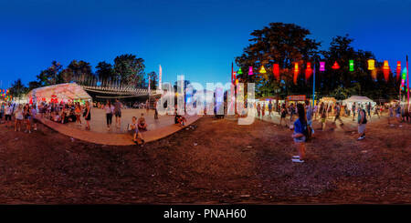 Vue panoramique à 360° de Balaton Sound Festival 2016 Nappall v 31