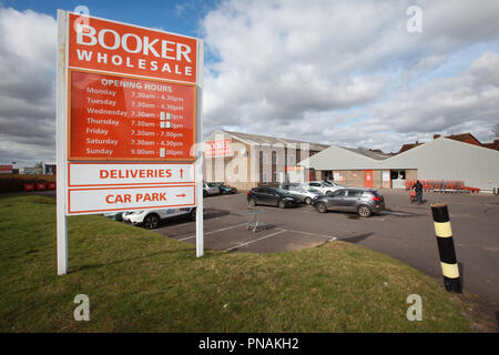 Gros depot Chelmsford Essex Booker Angleterre Banque D'Images