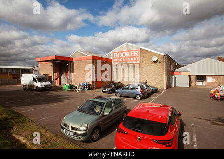 Gros depot Chelmsford Essex Booker Angleterre Banque D'Images