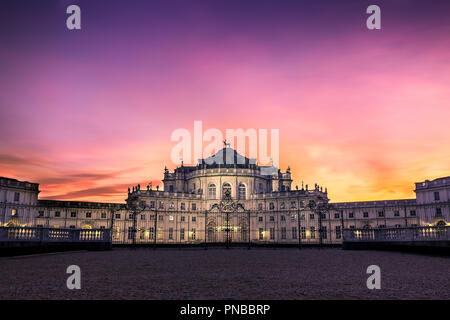 Le pavillon de chasse de Stupinigi en Savoie, Turin, Italie Banque D'Images