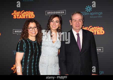 Dawn Laurel-Jones, Victoria Jones, Tommy Lee Jones 12/07/2017 Le Los Angeles Premiere de 'juste' tenue à l'ArcLight Hollywood à Los Angeles, CA Photo par Izumi Hasegawa / HNW / PictureLux Banque D'Images