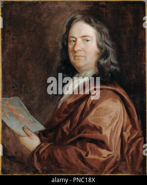 Portrait d'un médecin. Date/Période : fin du 17ème siècle. La peinture. Huile sur toile. Hauteur : 759 mm (29,88 po) ; Largeur : 635 mm (25 in). Auteur : attribué à Beale, Marie. Mary Beale. Banque D'Images