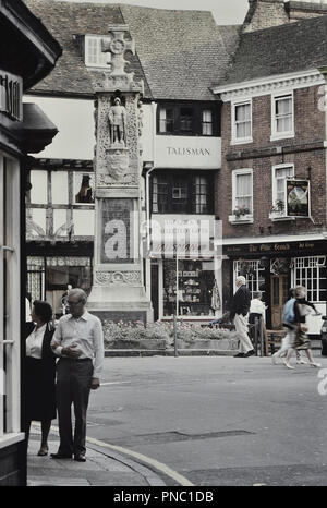 Marché du beurre, Canterbury, Kent, England, UK. Circa 1980 Banque D'Images