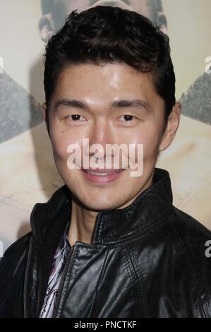 Rick Yune lors de la première mondiale de la Légion qui s'est tenue à Hollywood à l'Arclight Cinerama Dome d'Hollywood, CA le Jeudi, 21 janvier 2010. Photo par Pedro Ulayan Pacifique Photo Presse /fichier PictureLux RickYune02 #  Référence 12110PLX pour un usage éditorial uniquement - Tous droits réservés Banque D'Images