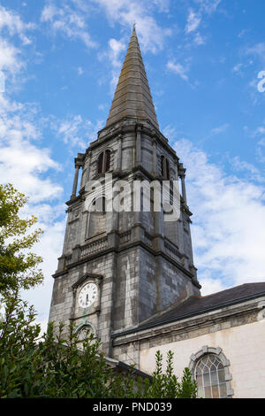 Une vue sur la magnifique Cathédrale Christ Church dans la ville historique de Waterford, République d'Irlande. Banque D'Images