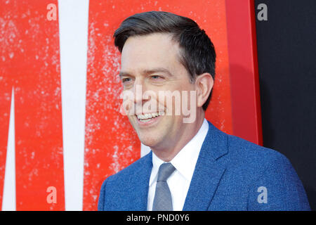 Ed Helms lors de la première mondiale de Warner Bros' 'Tag' qui a eu lieu au Regency Village Theatre de Westwood, CA, le 7 juin 2018. Photo par Joseph Martinez / PictureLux Banque D'Images