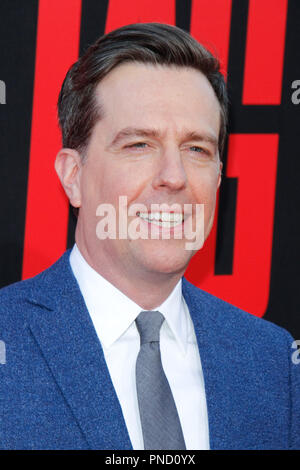 Ed Helms lors de la première mondiale de Warner Bros' 'Tag' qui a eu lieu au Regency Village Theatre de Westwood, CA, le 7 juin 2018. Photo par Joseph Martinez / PictureLux Banque D'Images