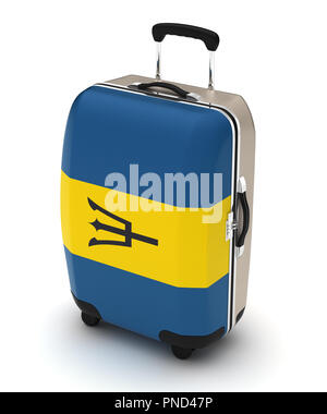 Voyage à la Barbade (isolated with clipping path) Banque D'Images