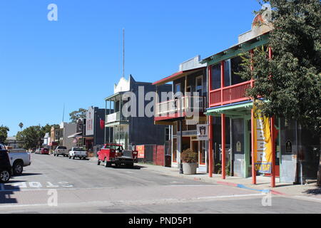 Rue principale, Section Chinoise, Isleton, California Banque D'Images