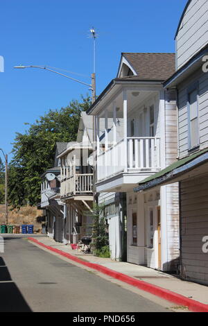 B Street, la Section japonaise, Walnut Grove, Californie Banque D'Images