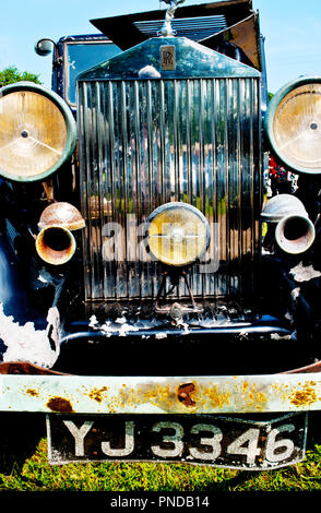 1935 Rolls-royce 20 25 en état de marche et que l'on retrouve, classic car show, Wynyard Hall Gardens, Stockton on Tees, Cleveland, Angleterre Banque D'Images