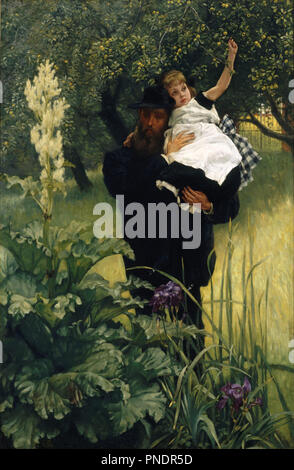 Le veuf. Date/période : 1876. La peinture. Huile sur toile. Hauteur : 1 545 mm (60,82 po) ; largeur : 1 140 mm (44.88 in). Auteur : Tissot, James. JAMES TISSOT (JACQUES-JOSEPH). Tissot James Jacques Joseph. Banque D'Images