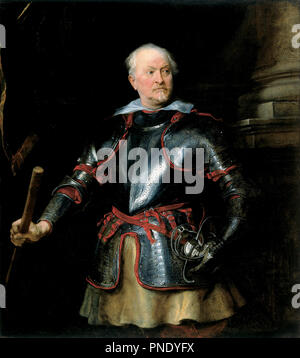 Portrait d'un homme en armure. Date/Période : 1616/1627. La peinture. Largeur : 137,2 cm. Hauteur : 121,3 cm. Auteur : Van Dyck, Anthony. Banque D'Images