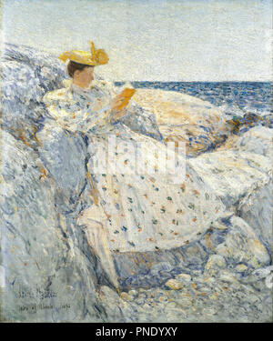 La lumière du soleil d'été (Isles of Shoals). Date/période : 1892. La peinture. Huile sur toile Huile sur toile. Auteur : Childe Hassam. Childe Hassam,. Banque D'Images