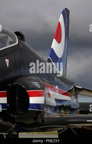 BAE Hawk T1 XX325, à RAF Valley, Anglesey Banque D'Images