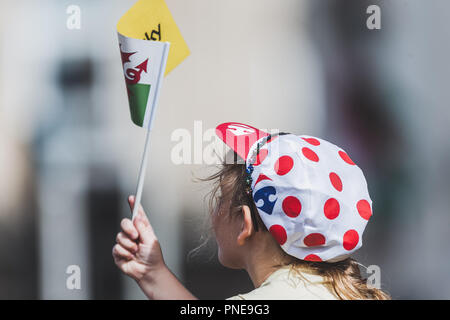 Geraint Thomas : vainqueur du Tour de France accueil accueil événement, du château de Cardiff, Cardiff, Pays de Galles, 9 août 2018. Photos prises par John Smith/même vieille Smit Banque D'Images