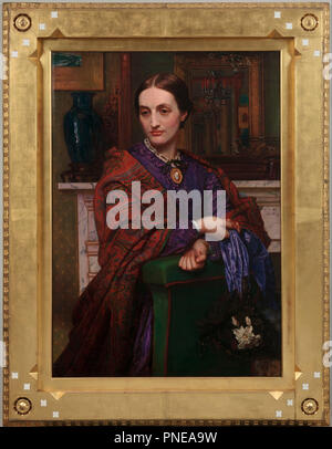 Fanny Waugh Hunt. Date/période : 1866 - 1868. La peinture. Huile sur toile. Hauteur : 1 040 mm (40.94 in) ; Largeur : 730 mm (28.74 in). Auteur : William Holman Hunt. Banque D'Images