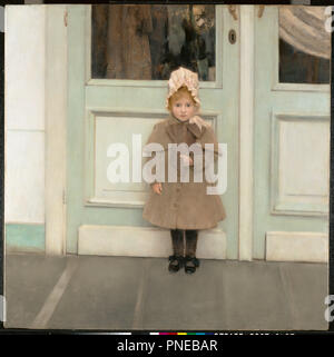 Jeanne Kéfer. Date/période : 1885. La peinture. Huile sur toile. Hauteur : 800 mm (31.49 in) ; Largeur : 800 mm (31.49 in). Auteur : Fernand Khnopff. Banque D'Images