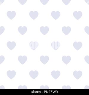 Fond transparent avec des coeurs gris sur fond blanc. Modèle simple. Trenty vector illustration Illustration de Vecteur