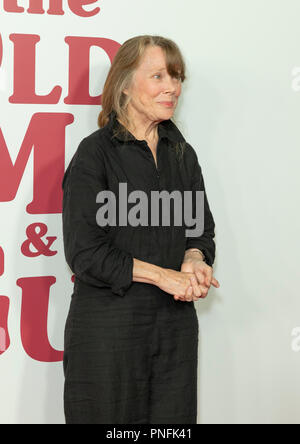 New York, NY - 20 septembre 2018 : Sissy Spacek assiste à la première du film Le vieil homme et l'arme au théâtre de Paris Crédit : lev radin/Alamy Live News Banque D'Images