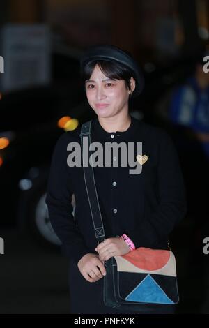 Séoul, Corée. 09Th Nov, 2018. Sung Ji Han Ji-min, etc. ont assisté à la fête de fin de 'C'est femme' à Séoul, Corée, le 20 septembre 2018.(La Chine et la Corée à l'homme) Credit : TopPhoto/Alamy Live News Banque D'Images